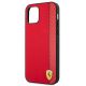 6. Ferrari FESAXHCP12LRE iPhone 12 Pro Max 6.7" rot/rot Hardcase On Track Carbon Stripe