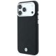 2. BMW MagSafe Hülle mit geprägtem, gestepptem Metalllogo für iPhone 18 Pro Max / 17 Pro Max – Schwarz