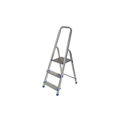 AWTOOLS freistehende Aluminiumleiter, 3 Stufen, 150 kg
