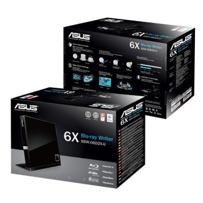 3. ASUS SBW-06D2X-U SBW-06D2X-U/BLK/G/AS Brenner (SATA, USB 3.0; extern)