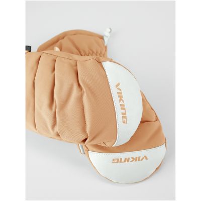 4. Damen-Skihandschuhe VIKING Ogama, Daunen, Fäustlinge, pfirsichfarben
