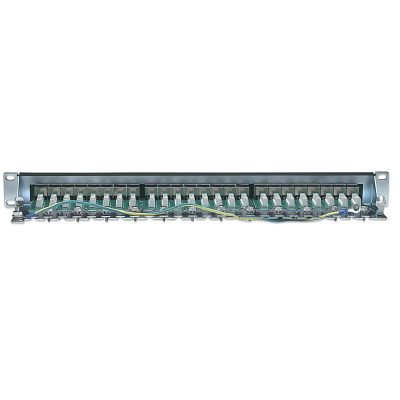 13. Intellinet Patchpanel 19 Zoll, 24 Ports, STP Kat. 6, schwarz