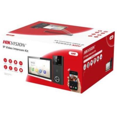2. Hikvision DS-KIS610-P Video-Türsprechanlage 17,8 cm (7 Zoll) Schwarz