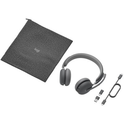 6. Logitech Zone Wireless 2 Headset, kabelgebunden & kabellos, Kopfbügel, Büro/Callcenter, USB Typ-C, Bluetooth, Graphit