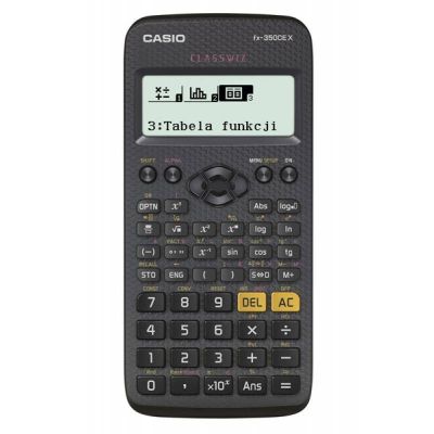 CASIO Wissenschaftlicher Taschenrechner FX-350CEX, 379 Funktionen, 77 x 166 mm, Schwarz