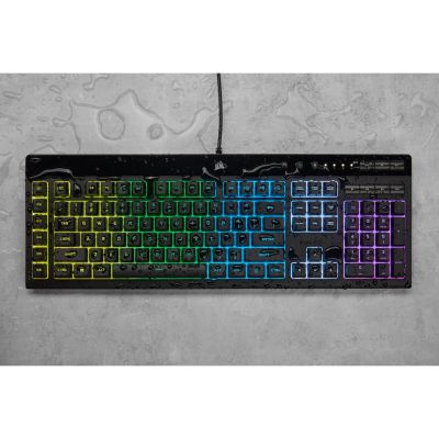 9. Corsair K55 RGB PRO Gaming-Tastatur USB QWERTZ Deutsch Schwarz