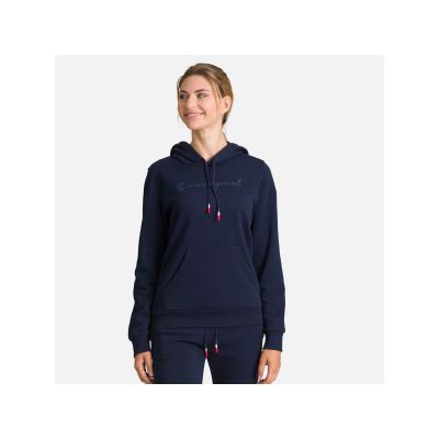3. ROSSIGNOL W Logo Sweat Hood Fl marineblau