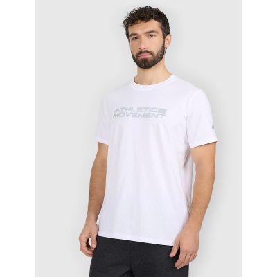 Herren-T-Shirt mit Aufdruck, regulär, Größe 4F 4FRAW25TTSHM3384-10S