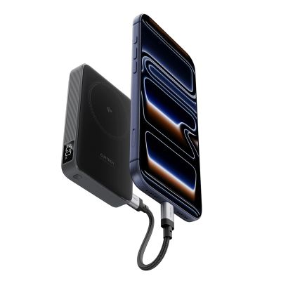 13. Cuktech WPB100 10000 mAh Qi2 Magnetische Powerbank 30W mit Ständer - Schwarz