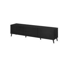 NOVA TV-Schrank 186x40x48 schwarz matt