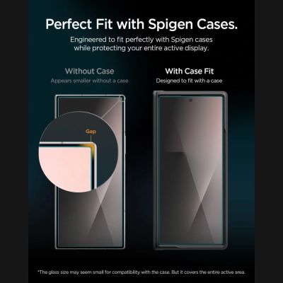 13. Gehärtetes Glas Spigen Glas.tR EZ Fit Pro AC HD Privacy mit Sichtschutzfilter für Samsung Galaxy Z Fold 7 / 8