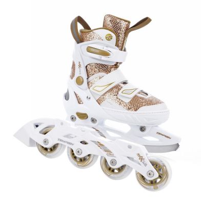 Tempish Enbo Duo Girl Gold Jr 13000008259 Verstellbare Schlittschuhe