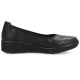 2. Rieker 53755-00 Damen-Keilschuhe aus Leder, bequem, schwarz