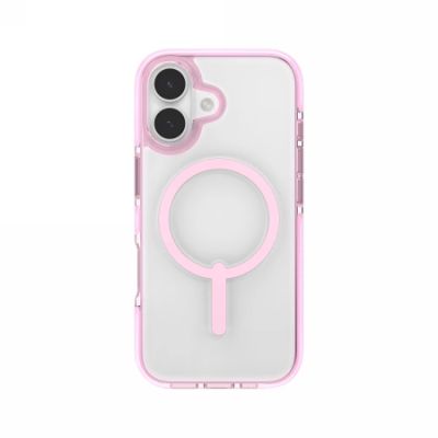 2. ZAGG Santa Cruz Snap MagSafe Case für iPhone 17 – Transparentes Pink