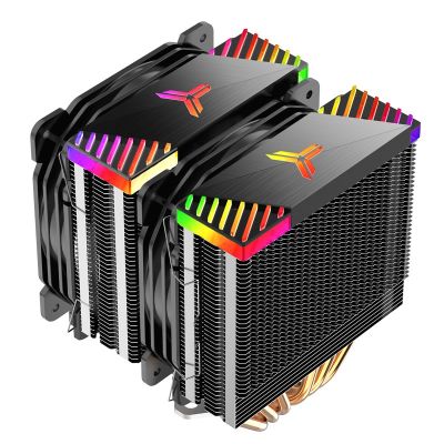 7. Jonsbo CR-2000GT CPU-Kühler mit Radiator und 12 cm Lüfter, schwarz, 1 Stück.