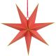 2. PAPIERSTERN-DEKORATION 45 CM, 7-ZACKIG, ROT, SASKA GIFT & DECOR