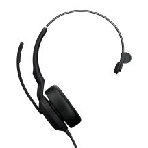 Jabra Evolve2 50 Headset mit Kabel, Kopfbügel, Büro/Callcenter, USB Typ-C / USB Typ-A, Bluetooth, Schwarz