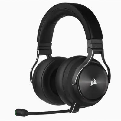 Corsair VIRTUOSO RGB Wireless XT Kabelgebundenes & Kabelloses Bluetooth-Kopfhörer-Headset Schwarz