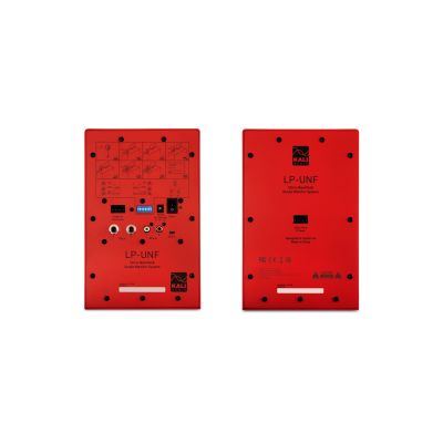 22. KALI AUDIOLP-UNF-R – Paar Bluetooth-Monitorlautsprecher. Multimedia-Lautsprecher, rot.
