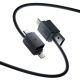 3. Baseus Versatile 60 W USB-C- auf USB-C-Kabel mit USB-A- und Lightning-Adaptern, 1 m – schwarz