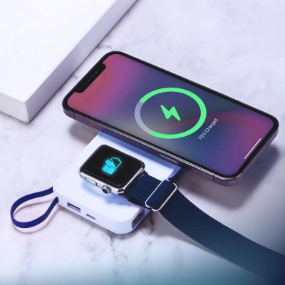 3. 3mk PastelUp Powerbank 10.000 mAh 22,5 W USB 1A1C - weiß