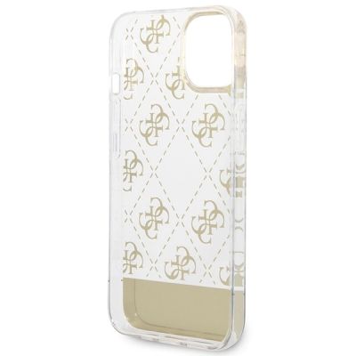 7. Guess GUHCP14MHG4MHG iPhone 14 Plus 6,7 "Gold / Gold Hardcase 4G Pattern Script