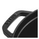 5. Staub Runder Gusseisentopf – 3,8 l, Schwarz