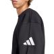 11. Herren adidas Essentials Loose Fit 3 Bar Logo Sweatshirt Schwarz JF3542
