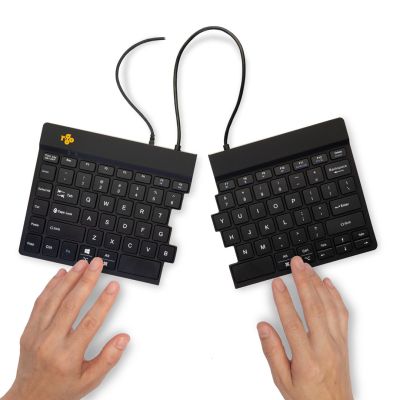 19. R-Go Tools Ergonomische R-Go Split Break v2 Tastatur mit Break-Software, QWERTY_US, kabelgebunden, Schwarz