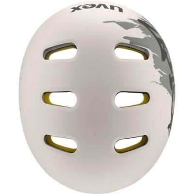 UVEX Kid 4 Style MIPS Kinderfahrradhelm, Schmutzig Warmgrau