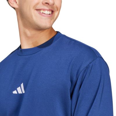 4. adidas Essentials Feelcozy Sweatshirt für Herren, blau, JE3792