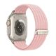 2. Tech-Protect Nylon-Sportarmband für Apple Watch 44/45/46/49 mm – Hellrosa