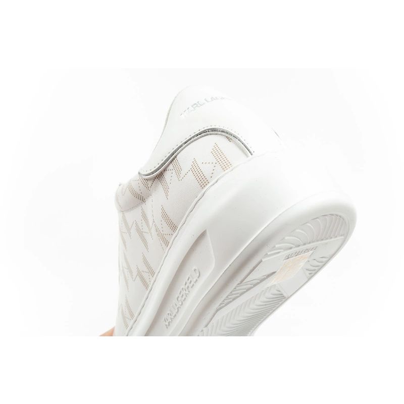 16. Karl Lagerfeld Kapri Herrenschuhe Sneakers Naturleder weiß