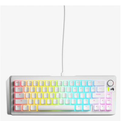 8. Glorious PC Gaming Race GMMK 3 Vorgefertigte USB-Tastatur QWERTY US-Englisch Weiß