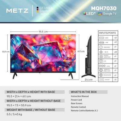 5. 43" METZ 43MQH7030Z Fernseher
