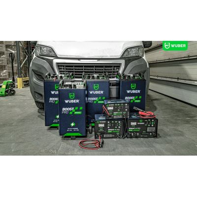 14. Batterieladegerät mit Starthilfe 40 A 12 V/24 V W14005 WUBER