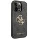 4. Guess GUHCP15L4GMGGR iPhone 15 Pro 6,1" grau/graues Hardcase 4G Big Metal Logo