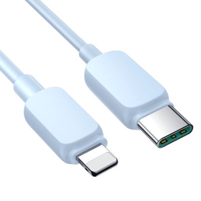 3. Joyroom Multi-Color Series A14 USB-C/ Lightning 20W Kabel 1,2 m – Blau