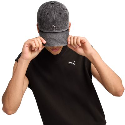 3. Puma Wardrobe Ess Matal Dad Schirmmütze grau 25968 01