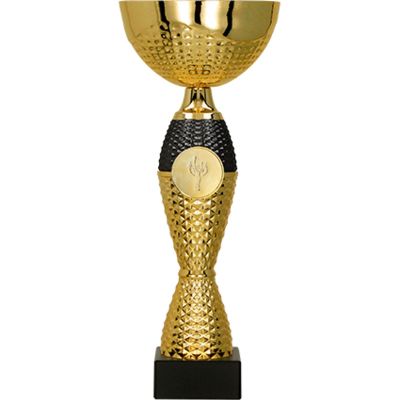 3. Becher aus Gold und schwarzem Metall