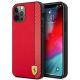 Ferrari FESAXHCP12LRE iPhone 12 Pro Max 6.7" rot/rot Hardcase On Track Carbon Stripe