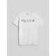 5. Herren-T-Shirt mit Aufdruck, regulär, Größe 4F 4FKAW26TTSHM4476-10S