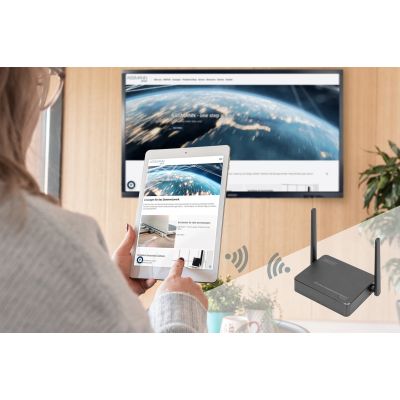21. HDMI-Extender-Teamwork-System, kabellos, 50 m, 4K, 60 Hz, 5 GHz (Set)
