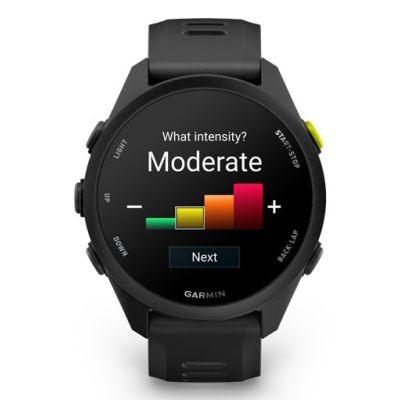 5. Garmin Forerunner 70 43mm Schwarze Uhr