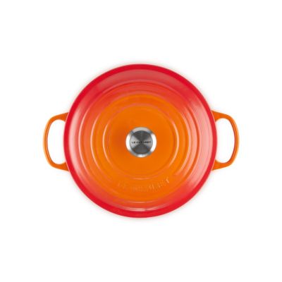 4. Le Creuset Signature Bräter rund 28 cm rot