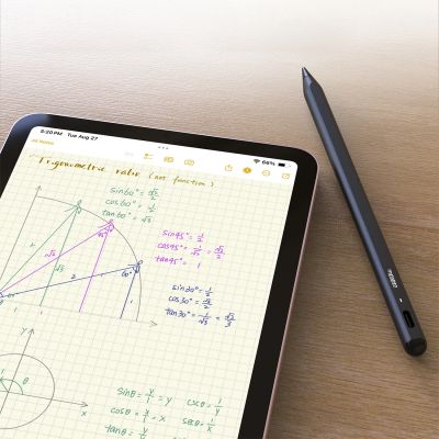 6. Metapen A8 Aktiver Stift für iPad USB-C - Schwarz
