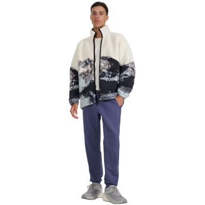 9. Fleece-Sweatshirt 4F U351 mehrfarbig allover 4FWAW25TFLEU351 90A