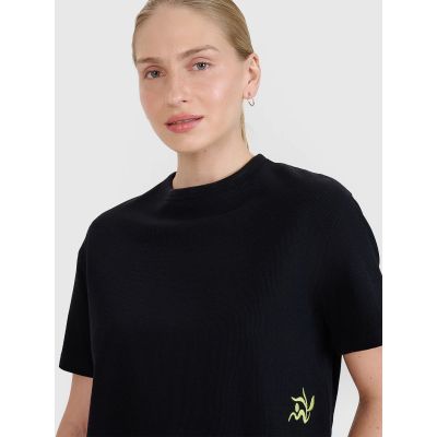 3. Crop-Top-T-Shirt für Damen 4F 4FWSS25TTSHF1977-20S