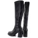 5. Damenstiefel mit Absatz, schwarz, Potocki SZ12861