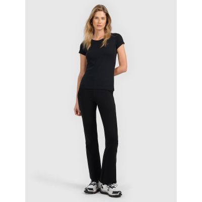 4. Strickleggings für Damen mit ausgestelltem Bein, Größe 4F 4FRAW25TTIGF320-20S